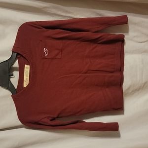 Hollister Burgundy Sweater